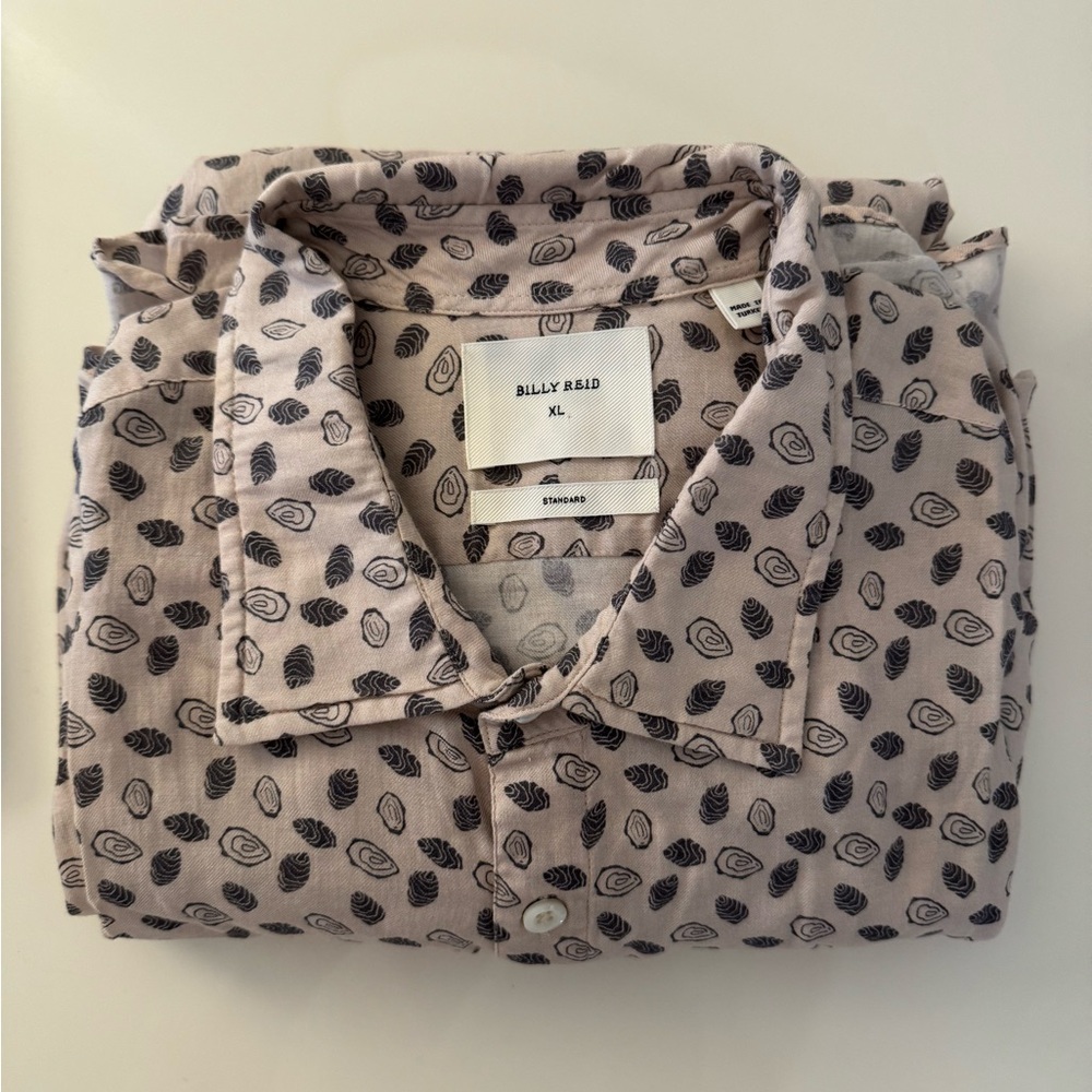 Billy Reid Oyster Patterned Shirt